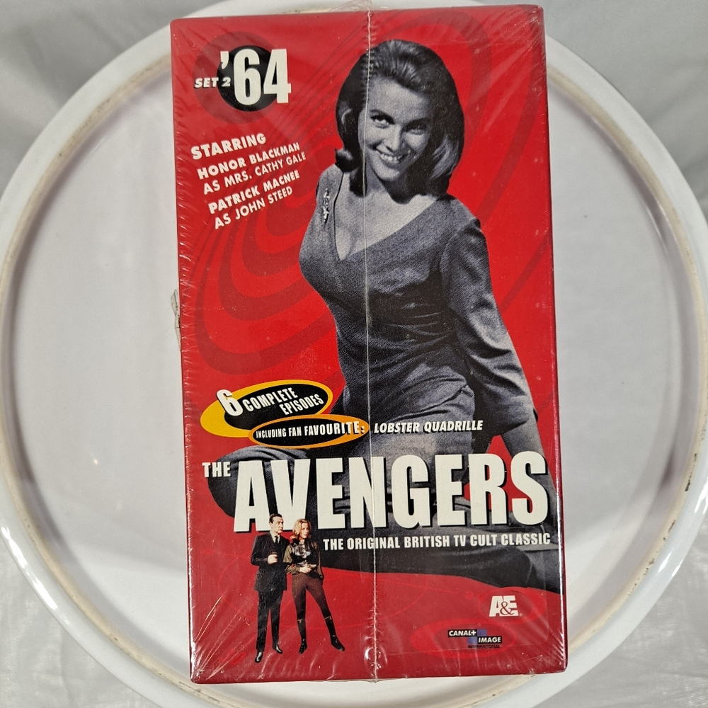 A&E The Avengers 6 Episodes VHS Tape NWOT